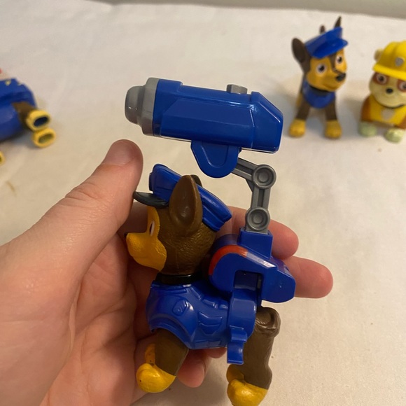 Paw Patrol Figues Bundle of 5 Toys Chase Marshall and Rumble - Picture 10 of 11